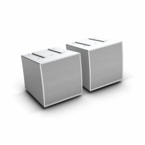 LD  CURV500S2W - Conjunto de dos satélites de array para el sistema  portátil CURV 500®, color blanco