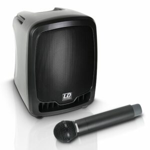 LD  ROADBOY65 - Altavoz de PA portátil alimentado por batería, con micrófono de mano, Amplificador Clase D Potencia (RMS) 25 W Potencia (pico) 100 W