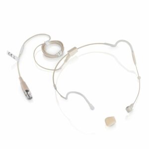 LD  WS100MH3 - Micrófono de Diadema de color carne, para sistemas de micrófono inalámbrico, cardioide, Respuesta en frecuencia 70 - 16.000 Hz