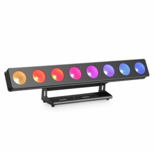 CAMEO  PIXBAR650CPRO -  Barra de LEDs COB profesional de 8 LED RGB de 30 W. ángulo de dispersión de 53° y 4 curvas de atenuación ajustables