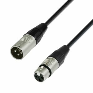 A.H. Cables,  K4DMF0050 - Cable DMX REAN de XLR macho a XLR hembra de 0,5 metros.