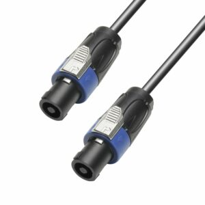 A.H. Cables,  K4S215SS0500 - Cable de Altavoz 2 x 1,5 mm² Conector de Altavoz estándar 2 Pines a Conector de Altavoz estándar 2 Pines de 5 metros.