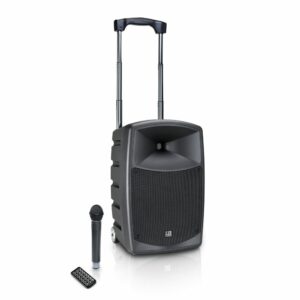 LD ROADBUDDY 10 B5 -  Altavoz portátil activo con batería PA ,10"/1" ,Bluetooth ,MP3 ,USB, WMA y WAV, con Mezclador y micrófono inalámbrico 480W. de pico.