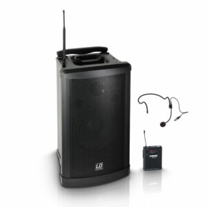 LD  ROADMAN102B5 - Altavoz PA portatil a batería con micro inalámbrico de diadema