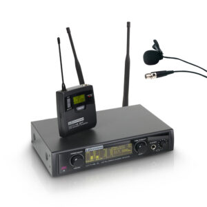 LD  WIN42BPLB5 - Sistema de micrófono inalámbrico UHF True Diversity con petaca y micrófono de solapa, lavalier