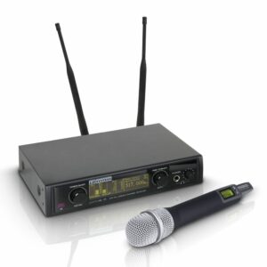 LD  WIN42HHDB5 - Sistema de micrófono inalámbrico UHF True Diversity, con micrófono de mano dinámico, Rango de frecuencia de transmisión 516 - 558 MHz