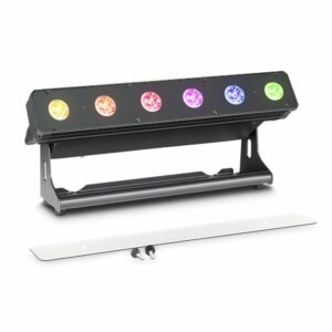 Cameo  PIXBAR500PRO - Barra de LEDs profesional 6 x 12 W RGBWA+UV ultra brillantes de 12 vatios, de amplia dispersión y con refrigeración por convección para uso profesional