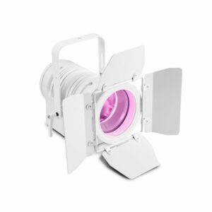 Cameo  TS60WRGBWWH  - Foco de teatro PC LED RGBW de 60W. con carcasa en color blanco, con lente plano-convexa y lente zoom manual, para un fácil ajuste de enfoque de punto a punto.