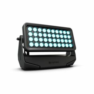 Cameo ZENITW600 - Proyector de Luz LED WASH de exteriores, equipado con 40 LEDs de 15 W. RGBW