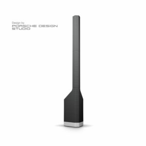 LD  MAUIP900B - Sistema PA de columna activo diseñado por Porsche Design Studio de Graphite Black