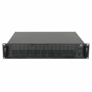 DAP PA-16120 - PUBLIC ADDRESS AMPLIFIER - Amplificador, etapa de potencia línea 100 V. para instalaciones cuenta con 16 canales en mono o de 8 en estéreo de 120W.