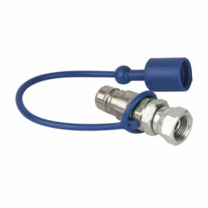 SHOWTEC CO2 3/8 TO Q-LOCK ADAPTER MALE - Adaptador Q-Lock macho de 3/8 para CO2, (Equipos de CO2)