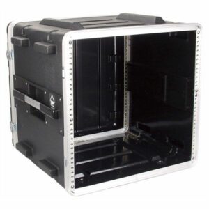 Showgear DOUBLE DOOR CASE 10U - RACK DE TRANSPORTE de ABS, Maletines RCA para bastidores