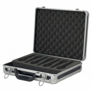 Showgear CASE FOR 7 MICROPHONES Negro - Maletines para MICRÓFONOS color negro.