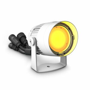 Cameo Q-SPOT 40i W - Foco PAR LED RGBA de 40 W. IP65 compacto ,LED para exteriores carcasa en color blanco