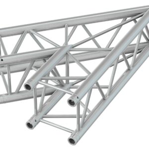 BEAMZ  P30 C19 - TRUSS CUADRADO, CORNER 45º, 2 VÍAS , Aluminio color plata, Fabricado en Europa, Certificado TÜV