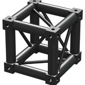 BEAMZ  P30 MCB - CAJA TRUSS CUADRADO MULTI CONEXIÓN COLOR NEGRO - Incluye 8 conectores cónicos media , Fabricado en Europa Certificado TÜV