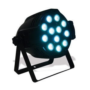 MARK - SUPERMULTIPARLED 120/4 - FOCO PAR LED , Proyector iluminación 120W. 12 x LED RGBW 10W. DMX Ch: 7. Apertura 45º.