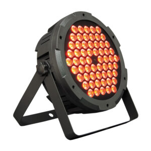 MARK SUPERPARLED ECO 85 MKII - FOCO PAR CAN FLAT , Proyector iluminación 90W. 60x LED RGB 1.5W. DMX Ch: 7. Apertura 25º.