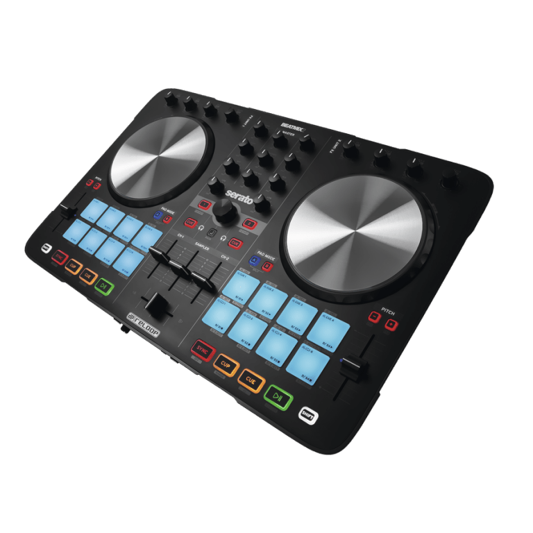 RELOOP BEATMIX 2 MK2 + SER INTRO – Controlador de DJ ,de 2 cubiertas SERATO  Performance PAD. – dBS