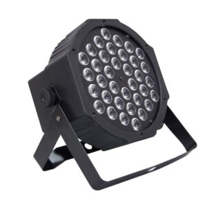 MARK SUPERPARLED ECO 36  - FOCO FLAT PAR LED , Proyector iluminación 36W. 36 LED RGB 1W. DMX Ch: 7. Apertura 25º.