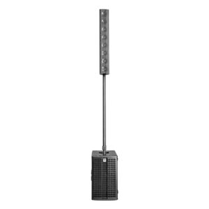 HK AUDIO SIST. ELEMENTS SMART BASE SINGLE - Sistema de columna activo de PA portátil. Equipo de sonido completo compuesto por 1 subgraves autoamplificado más 1 módulo de medios/agudos con tecnología de matriz lineal. Sistema mono escalable y flexible.