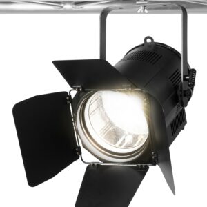 BEAMZ Profesional BTF100Z - Foco de teatro fresnel LED blanco 3.200 K. 100W.  zoom motorizado.