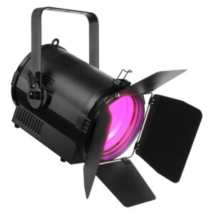 BEAMZ Profesional  BTF200CZ - Foco de teatro fresnel LED RGBW, 200W. zoom motorizado.