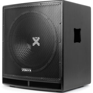 Vonyx audio SWP15 PRO - SUBWOOFER ACTIVO PA 15", 400W.RMS / 800W. MAX, con filtro pasa bajos ajustable entre 40Hz y 250Hz.