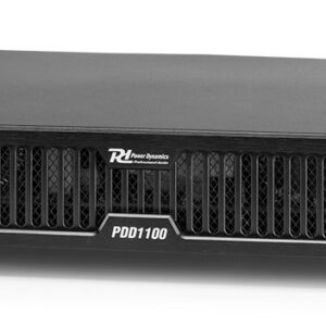 POWER DYNAMICS AUDIO PDD1100 - AMPLIFICADOR DIGITAL PA PRO etapa de potencia, 2 X 550W. a 4 Ohm, 2x 800W. a 2 Ohm, 2x350W. a 8 Ohm.