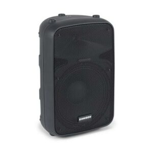 SAMSON AURO X12D - Caja activa de PA 12",compacta, amplificación Clase D. LF: 400W cont. HF: 100W cont (1000W pico). 1 x 12"" y 1 x 1.34"". EQ Contour y selector HPF. Volumen salida con indicador de pico. Tecnología DSP integrada.