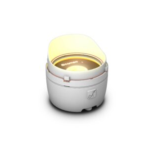 Cameo DROP® B1 WH - Foco PAR LED de exterior autónomo alimentado por batería ,1 X 15 W. RGBWA-UV. carcasa color blanco IP65 para el uso en exteriores, autonomía de hasta 12 horas