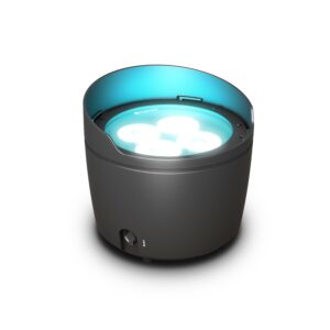 Cameo DROP® B4 -  Foco par de exterior autónomo alimentado por batería , 4 LED RGBWA-UV de 15 W. carcasa de color negro, autonomía de hasta 12 horas.