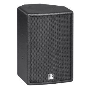 HK AUDIO IL82 MDF BLACK RIGHT - Caja pasiva para instalaciones, compacto 200 W (programa), impedancia de 16 ohmios, transductor de rango bajo / medio de 8 ″ y transductor piezoeléctrico de cerámica de alta frecuencia, versión derecha.