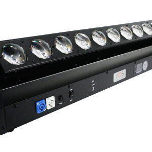 FOS ACL LINE 12 - Barra de línea ACL Pixel Control, 12 led 30watt RGBW, ángulo de haz de 3 grados, atenuador lineal 0-100%, modos DMX 10/48/58 ch, 93 cm, 7,9 kg.