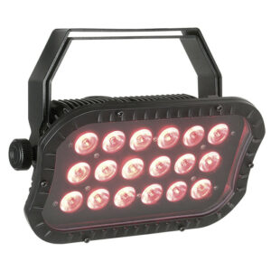 Showtec Cameleon Flood 18/3 RGB IP65 - Spot apropiado para soluciones temporales al igual que permanentes.