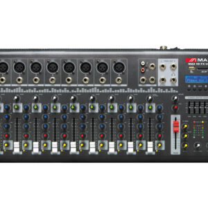 MARK MAX 10 FX USB BT - Mezclador 8+1 canales. Reproductor/grabador. REC +48V USB/SD