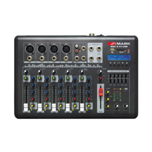 MARK MAX 6 FX USB BT- Mezclador 4+1 canales. Reproductor/grabador. REC +48V USB/SD