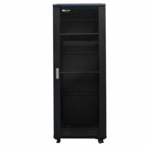 MARK RMI 32 PRO - Armario rack 19'' de 32U para informática e instalación, estructura en acero laminado en frío y puerta con cristal templado.