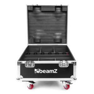 BeamZ Pro -  FCBP12 -  FLIGHTCASE PARA 6X WBP1212IP CON CARGADOR. Diseñado para alojar 6 par LED WBP912IP o WBP1212IP Cargador para hasta 6 piezas vía los conectores internos con protección