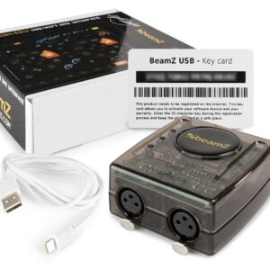 BeamZ -  LIGHT RIDER/ESA2 -  INTERFACE USB/WIFI DMX, Los canales DMX pueden expandirse hasta 2x 512 canales (via www.dmxsoft.com)