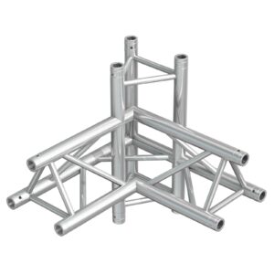 BeamZ Pro - P33-C44 - TRUSS 4-WAY 90º RIGHT 0,743M. Truss triangular en aluminio. Certificado TÜV. Dimensions (L x W x H)	710 x 500 x 500mm