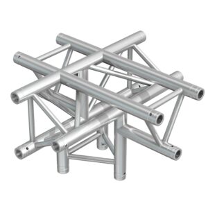 BeamZ Pro -  P33-T51 -  TRUSS 5 VÍAS T APEX ABAJO. Truss triangular en aluminio, Certificado TÜV, Dimensions (L x W x H)	743 x 710 x 500mm