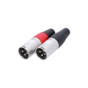 Adam Hall Connectors - 3 Star C XM3 PAIR - Par XLR macho de 3 polos  (Par de conectores)