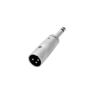 Adam Hall Connectors - 4 STAR A JM2 XM3 - Adaptador de jack mono de 6,3 mm a XLR macho