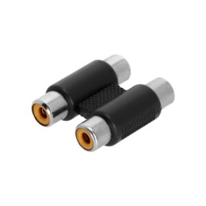 Adam Hall Connectors - 4 STAR AT RF2 RF2 - Adaptador doble 2 x RCA hembra auf 2 x RCA hembra