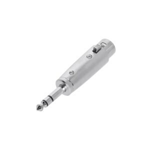 Adam Hall Connectors - 4 STAR A XF3 JM3 -  Adaptador XLR hembra a jack de 6,3 mm macho estéreo