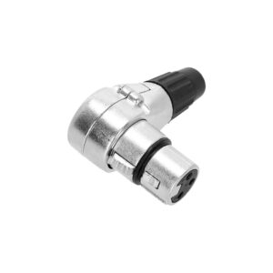 Adam Hall Connectors - 4 STAR C XF3 A - Conector XLR hembra de 3 polos acodado