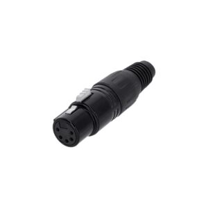 Adam Hall Connectors - 4 STAR C XF5 BLK - Conector XLR hembra de 5 pines