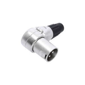 Adam Hall Connectors - 4 STAR C XM3 A -  Conector XLR macho acodado de 3 polos